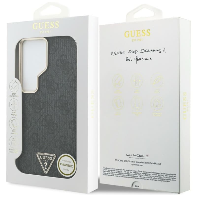 Guess 4G Triangle Logo MagSafe - Samsung Galaxy S26 Ultra Case (Black) 8