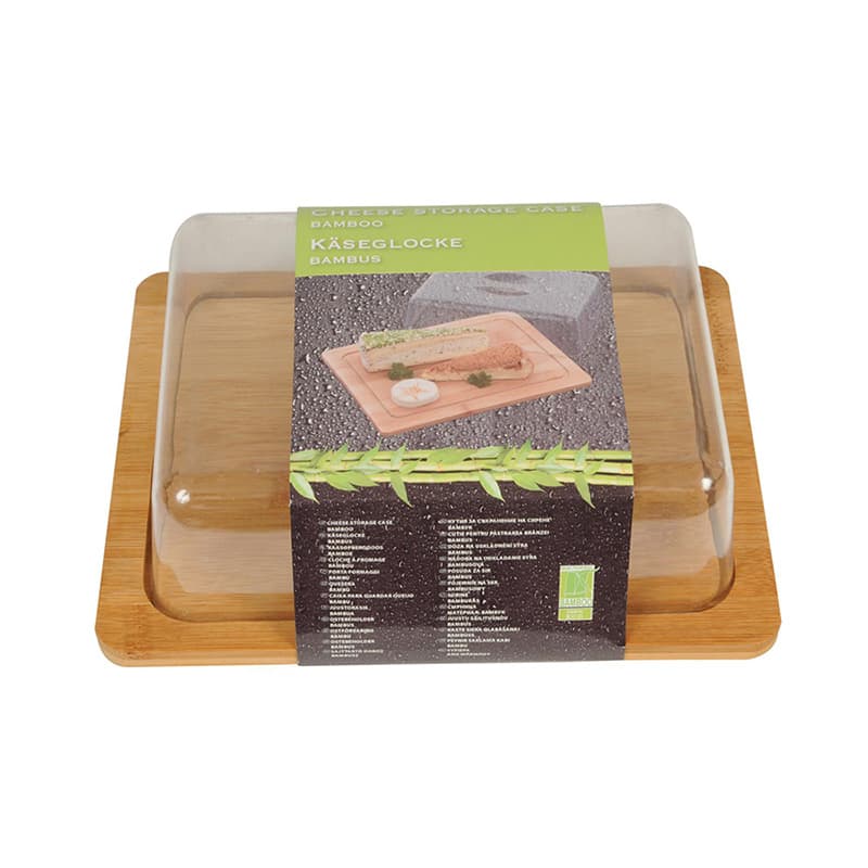 Bamboo cheese board with lid 1