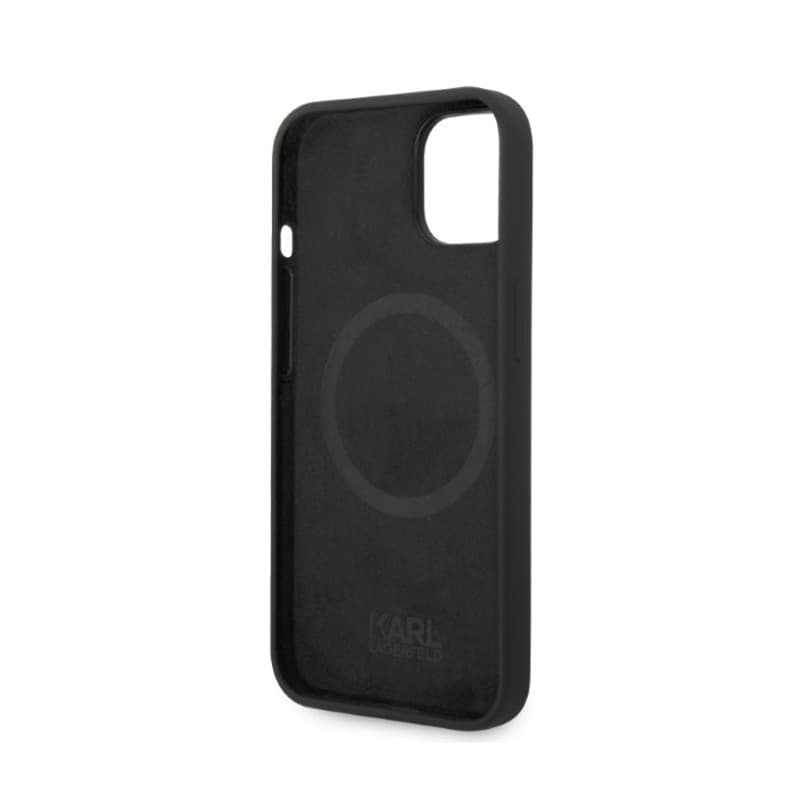 Karl Lagerfeld Silicone Ikonik MagSafe - iPhone 15 Plus / 14 Plus Case (black) 7