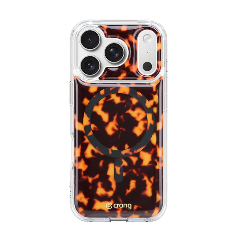 Crong Deluxe MAG Cover - iPhone 17 Pro Max MagSafe Case (Tortoise) 1