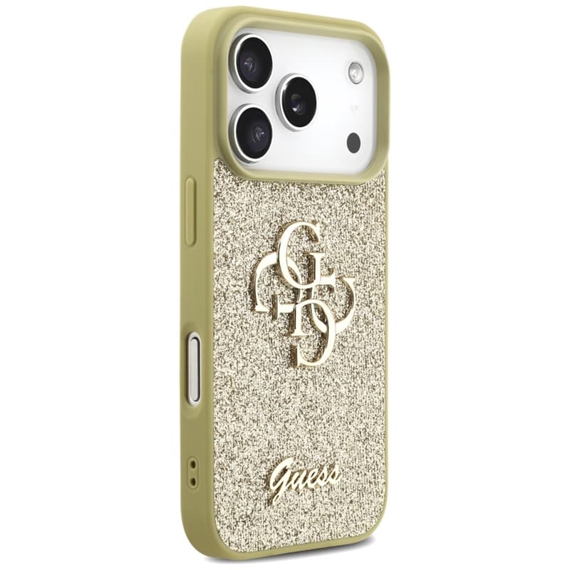 Guess Fixed Glitter Big 4G - Case for iPhone 17 Pro (gold) 4