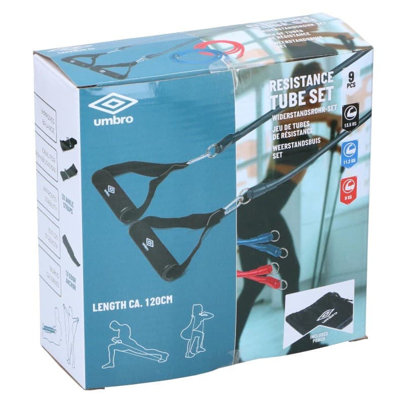 Umbro - Resistance bands / exercise straps 9 pcs 3