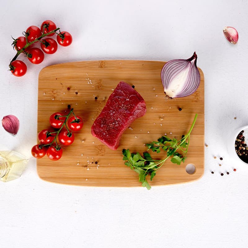Alpina - Cutting board in bamboo wood 30x23 cm 6
