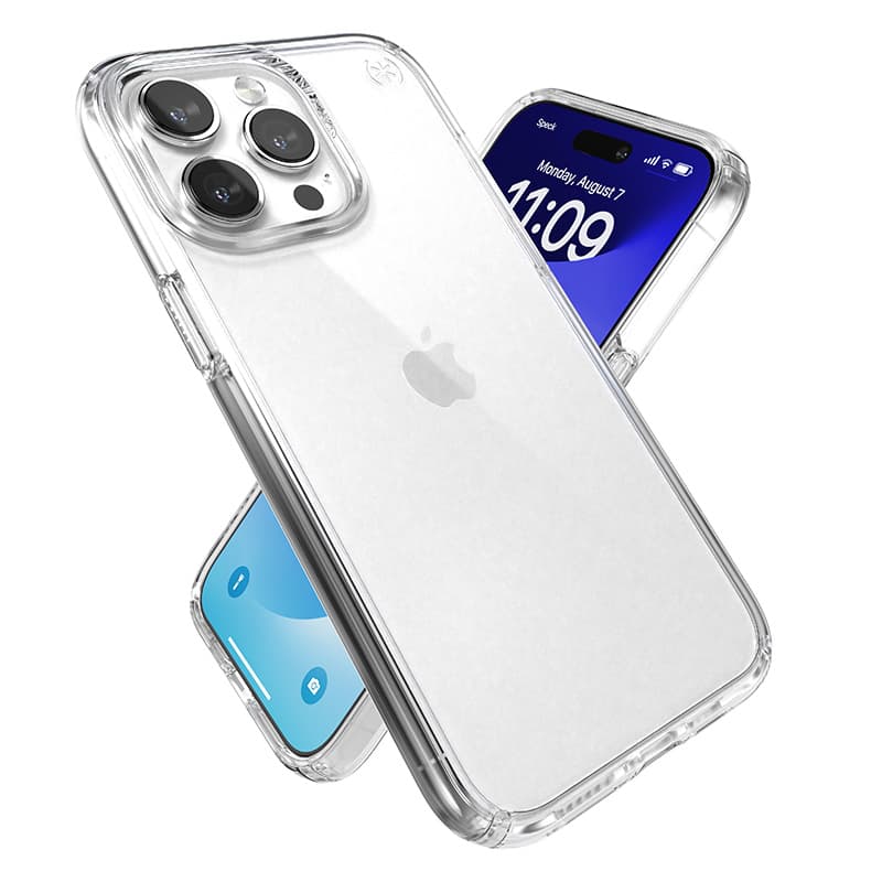 Speck Presidio Perfect-Clear - iPhone 15 Pro Max Case (Clear) 7
