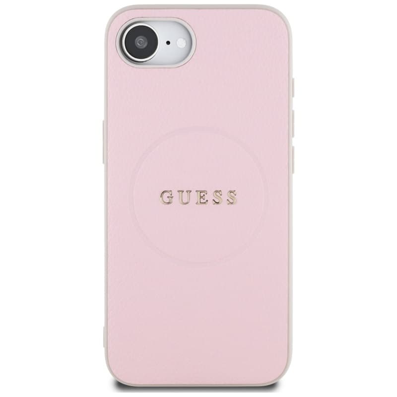 Guess Grained Ring MagSafe - Case for iPhone 16e (pink) 3