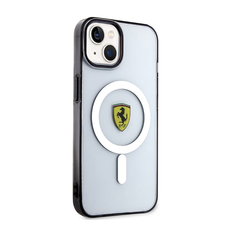 Ferrari Outline Magsafe - Case for iPhone 14 (Transparent) 4