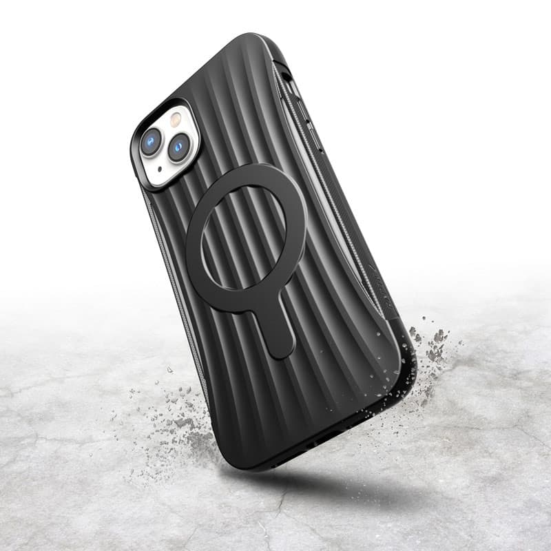 X-Doria Raptic Clutch MagSafe - Biodegradable case for iPhone 14 Plus (Drop-Tested 3m) (Black) 6
