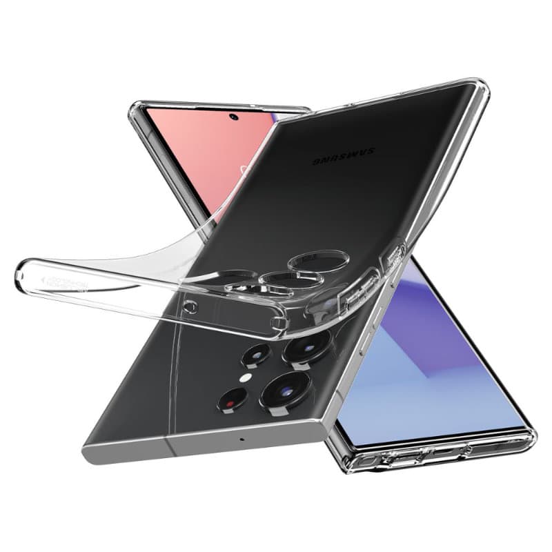 Spigen liquid Crystal - Case for Samsung Galaxy S23 Ultra (Transparent) 6