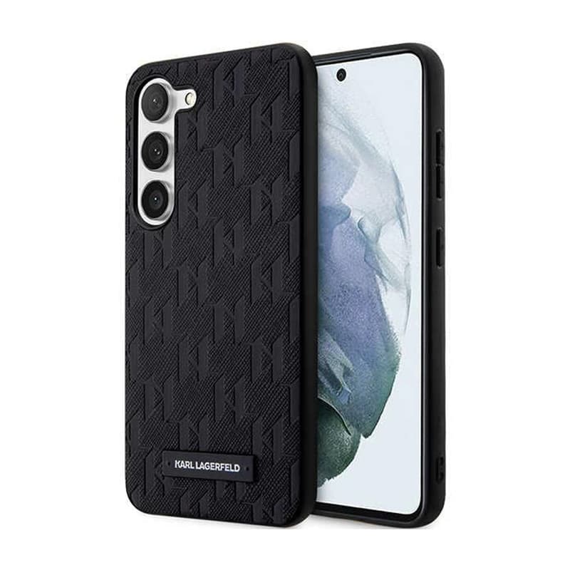 Karl Lagerfeld Saffiano Monogram Metal Logo - Case Samsung Galaxy S24+ (czarny) 3