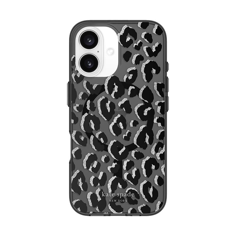 Kate Spade New York Protective MagSafe - Case for iPhone 16 (City Leopard) 2