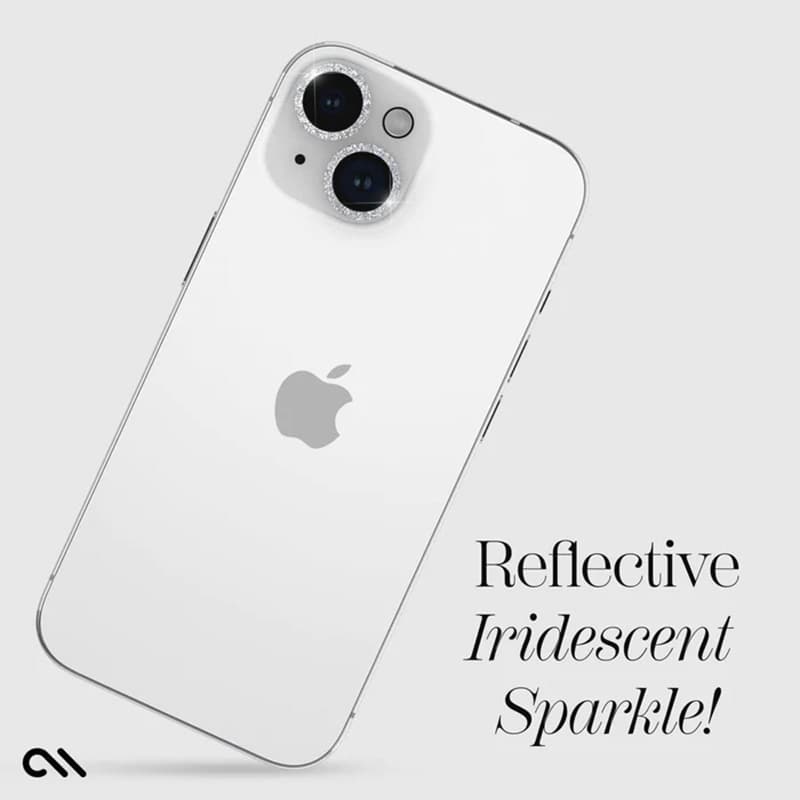 Case-Mate Sparkle Lens Protector - Protective Glass for iPhone 15 / iPhone 15 Plus Camera (Twinkle) 8