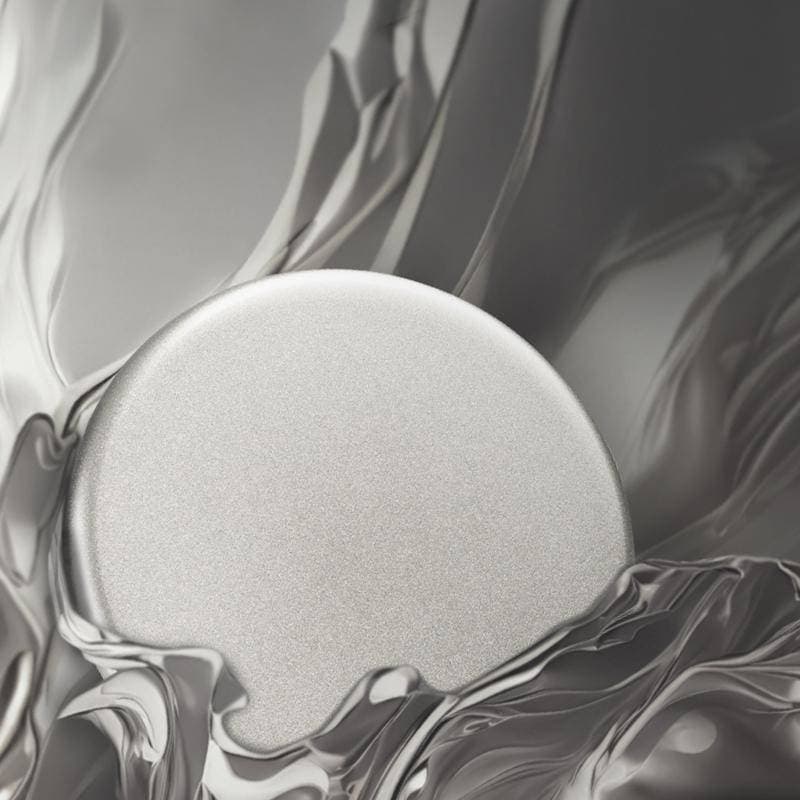 Crong MagSpot Wireless Charger – Aluminum MagSafe 15W Inductive Charger (Silver White) 5