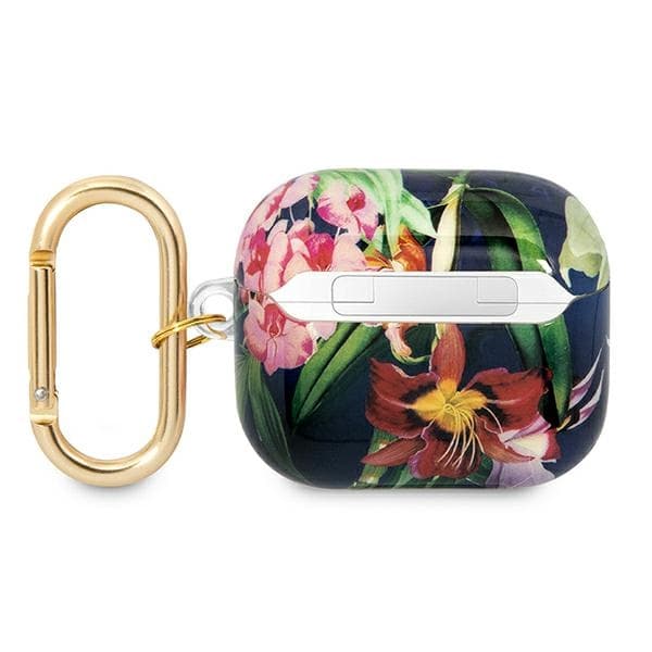 Guess Flower Strap – Cover for Airpods 3 (Blue) 2