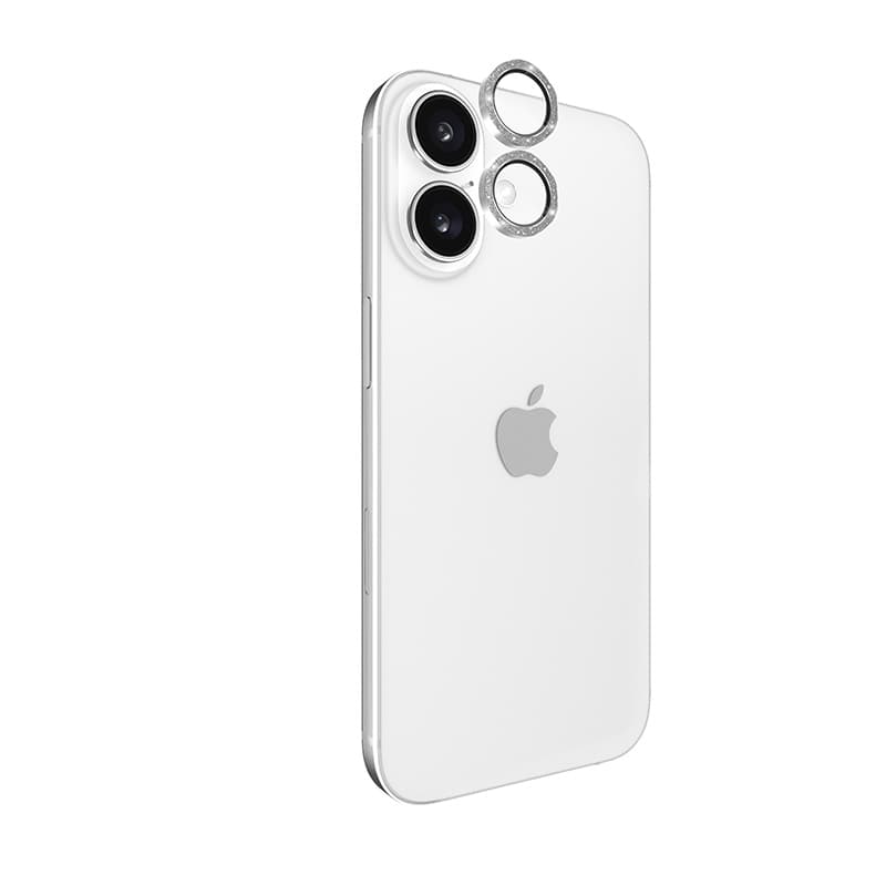 Case-Mate Aluminum Ring Lens Protector - Protective Glass for iPhone 16 / iPhone 16 Plus Camera Lens (Twinkle) 5