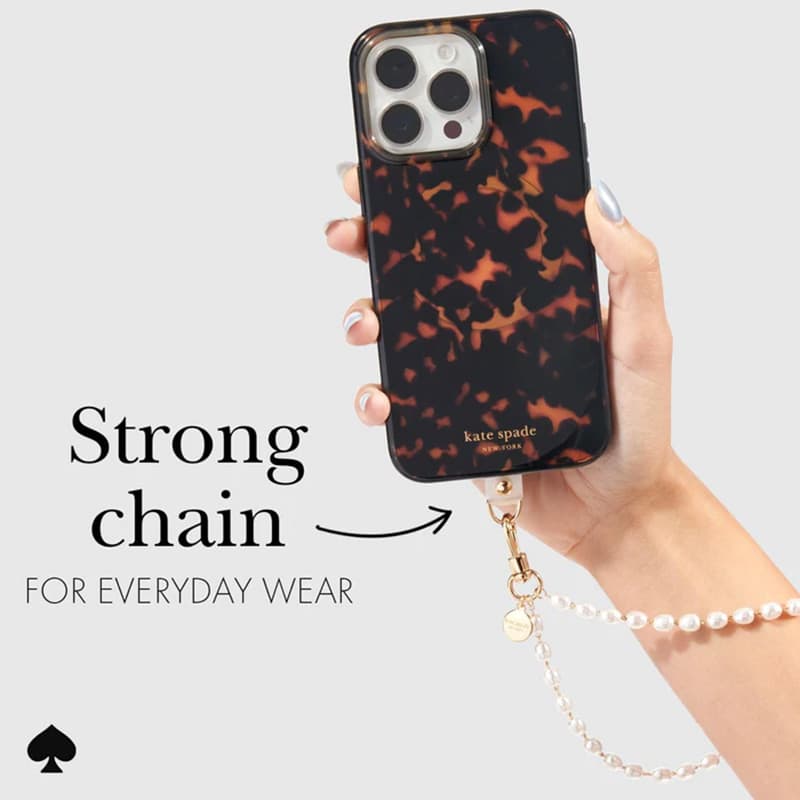 Kate Spade New York Universal Phone Charm Wristlet - Universal phone lanyard (Sea Pearl) 5