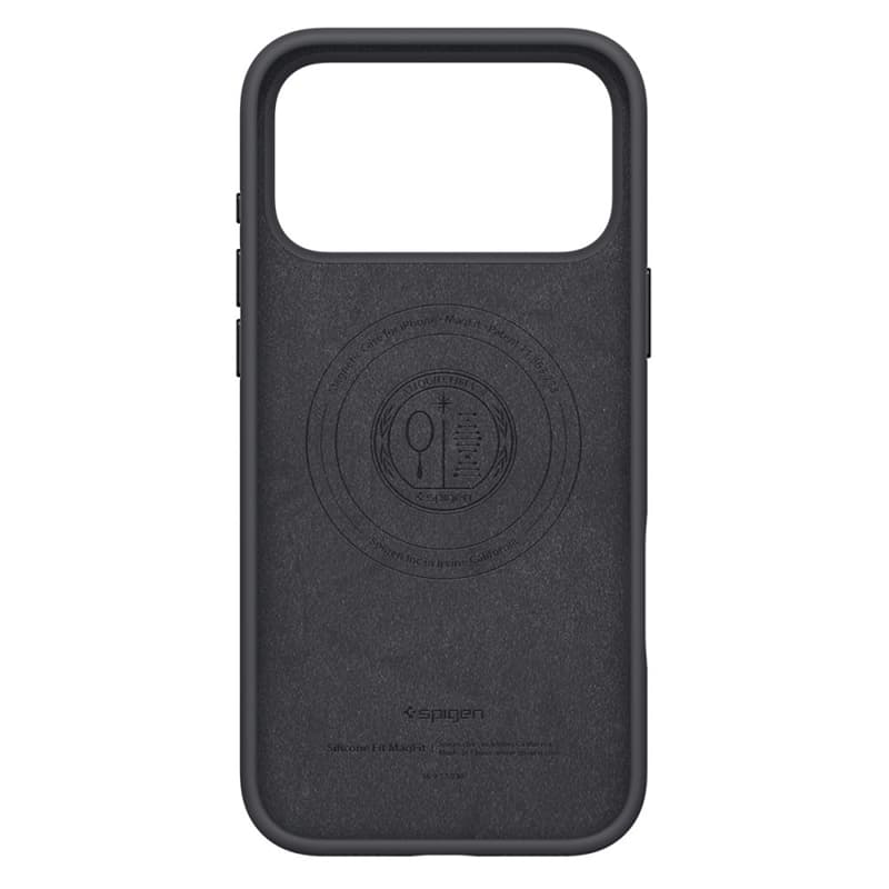 Spigen Silicone Fit Mag MagSafe - Case for iPhone 17 Pro (Black) 3