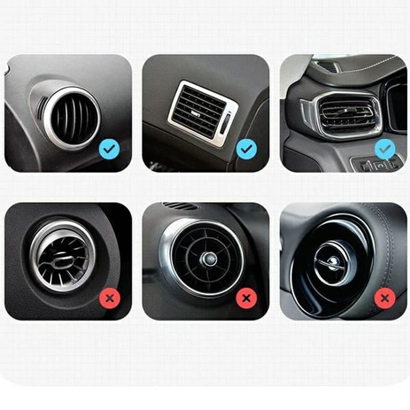 USAMS US-CD164 - Car holder with 15W inductive charger (Black) 7