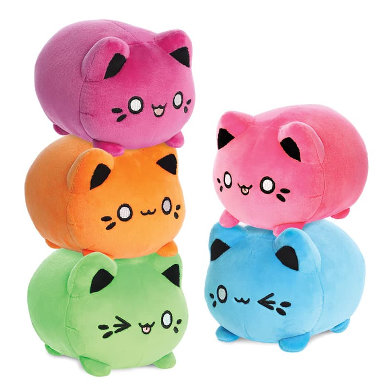 Tasty Peach - Plush Mascot 9 cm Kinetic Orange Meowchi 6