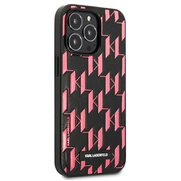 Karl Lagerfeld Monogram Plaque  - Cover for iPhone 13 Pro Max  4