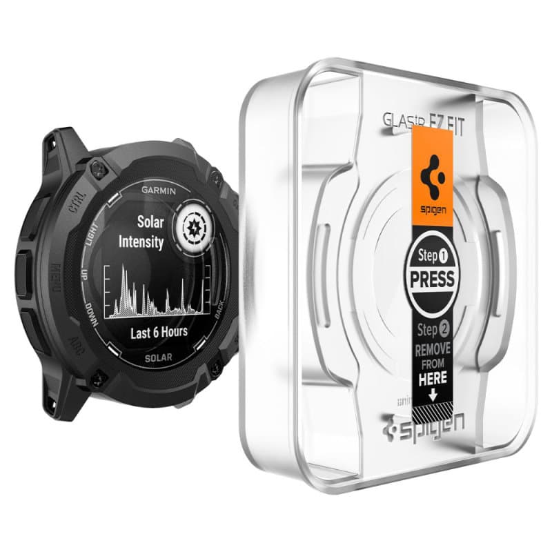 Spigen GLAS.TR EZ FIT 2-Pack - Tempered glass for Garmin Instinct 2X Solar (2 pcs) 3