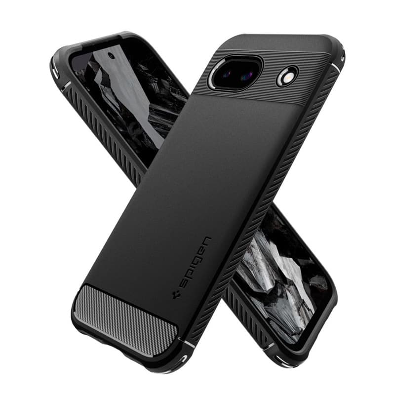 Spigen Rugged Armor - Case for Google Pixel 8A (Black) 5
