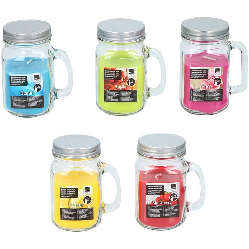 Arti Casa - Scented candle in a jar (Apple) 3