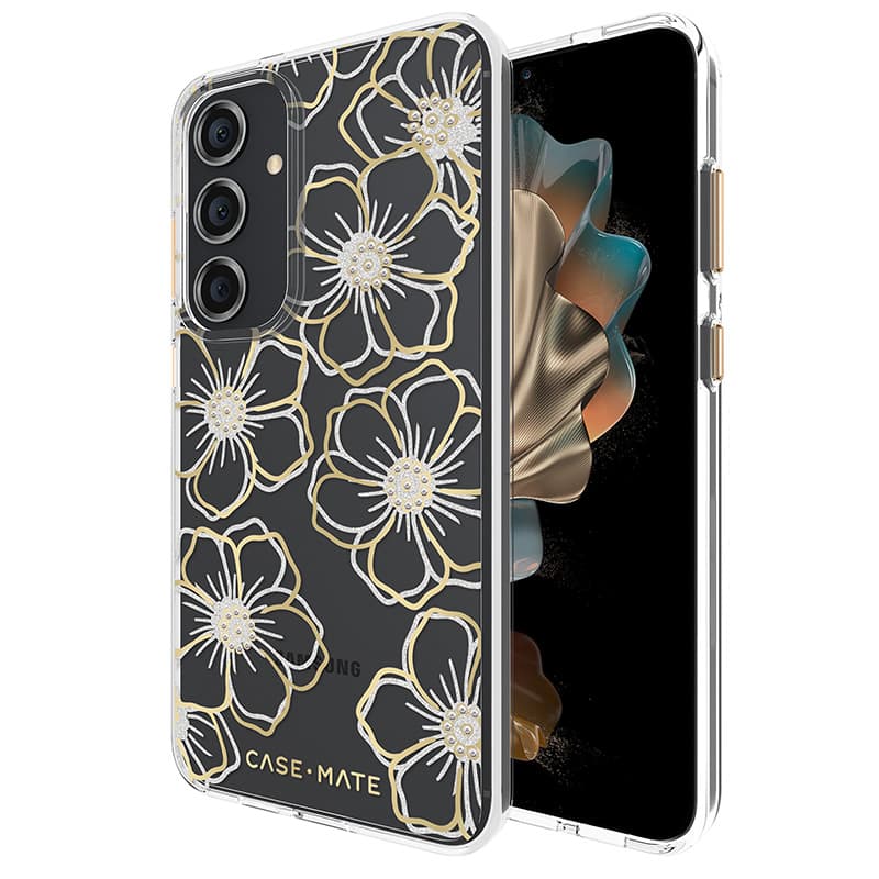 Case-Mate Floral Gems - Case for Samsung Galaxy S24+ (Gold) 6