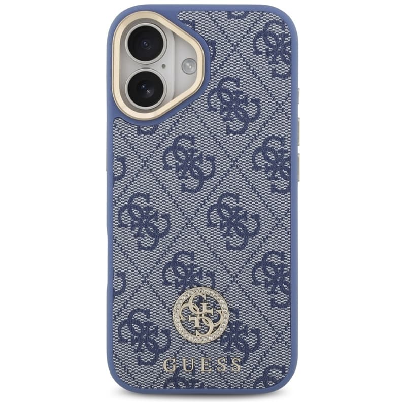 Guess 4G Strass Logo MagSafe - Case iPhone 17 (Blue) 3