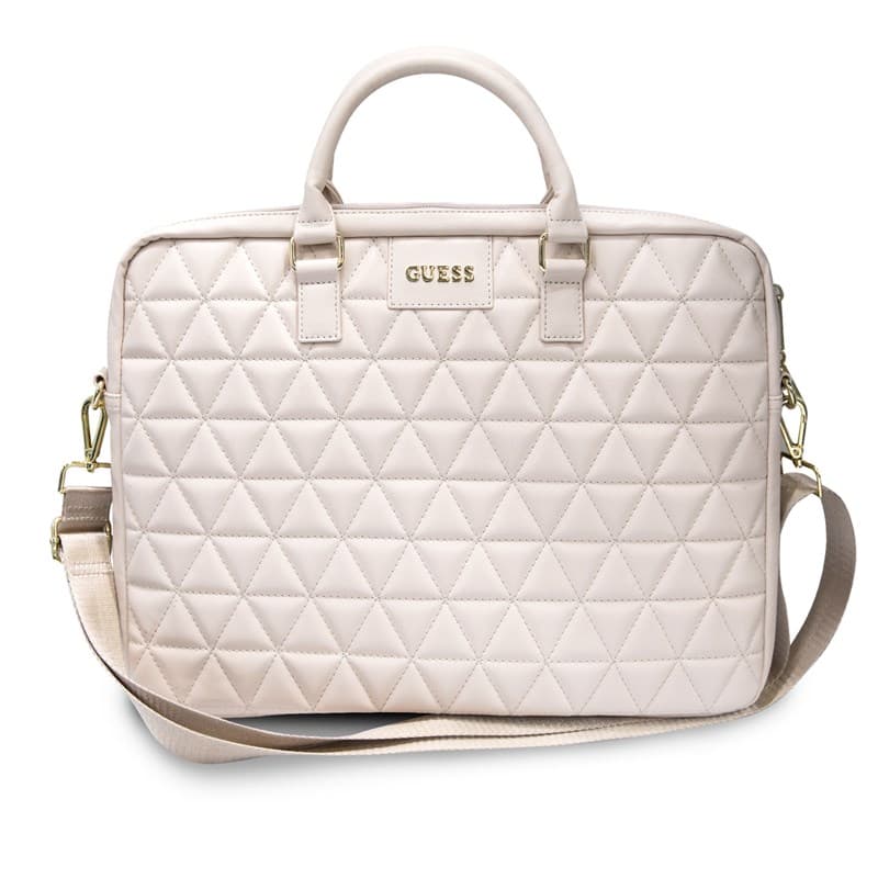 Guess Quilted Computer Bag 15" (Pink) 1