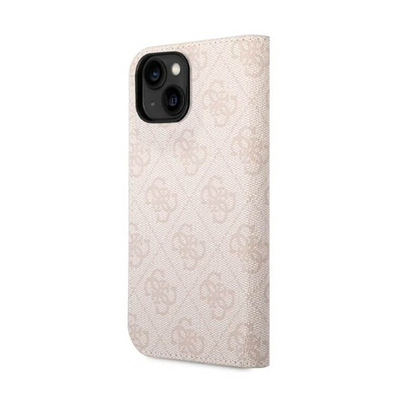 Guess 4G Metal Camera Outline Booktype Case - Case for iPhone 14 (Pink) 2