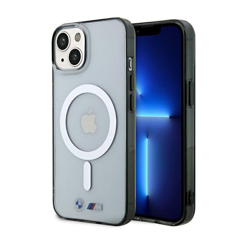 BMW Silver Ring MagSafe - Case for iPhone 14 (Transparent)
