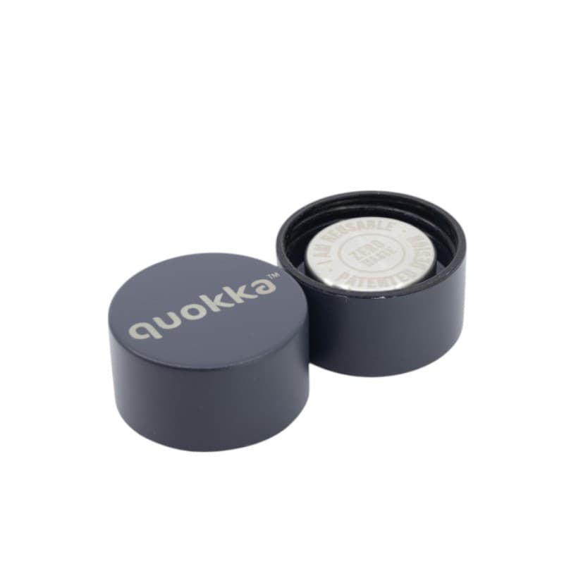 Quokka Solid With Strap - 630 ml Stainless Steel Thermos Bottle with Strap (Slate) 4