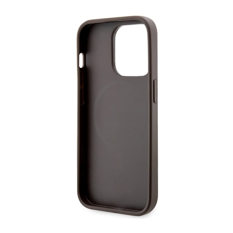 Guess GCube Stripes MagSafe - Case for iPhone 14 Pro Max (Brown) 7