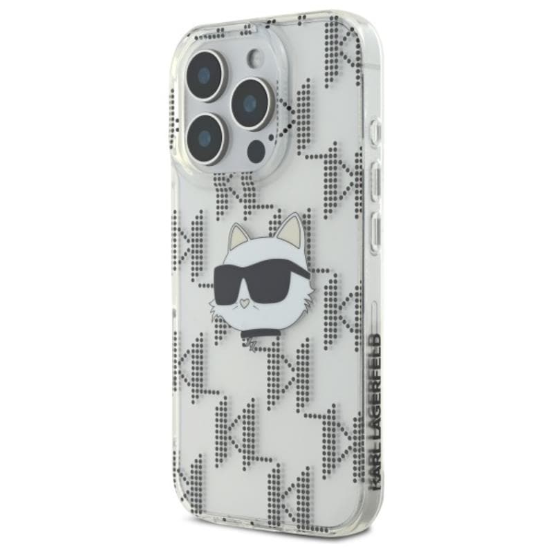 Karl Lagerfeld IML Choupette Head Electroplated - Case for iPhone 16 Pro Max (transparent) 2