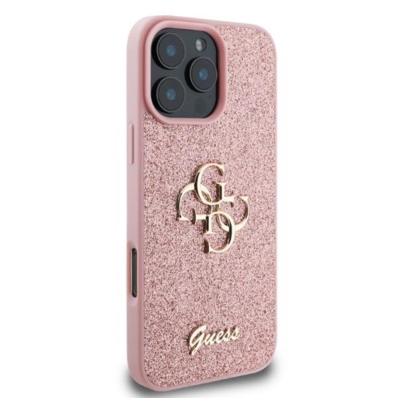 Guess Fixed Glitter Big 4G - Case iPhone 16 Pro Max (pink) 2