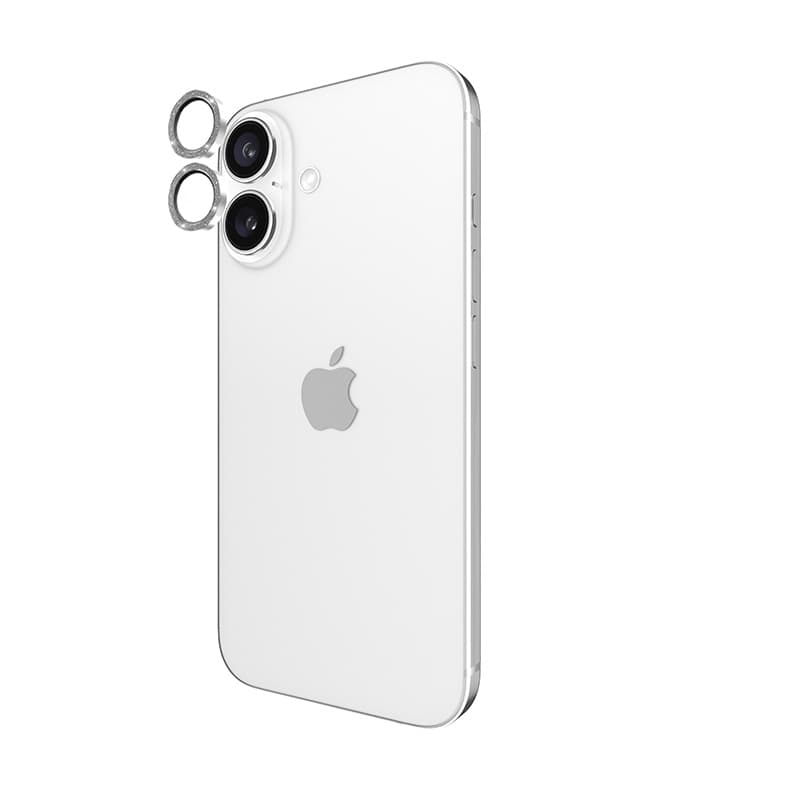 Case-Mate Aluminum Ring Lens Protector - Protective Glass for iPhone 16 / iPhone 16 Plus Camera Lens (Twinkle) 6