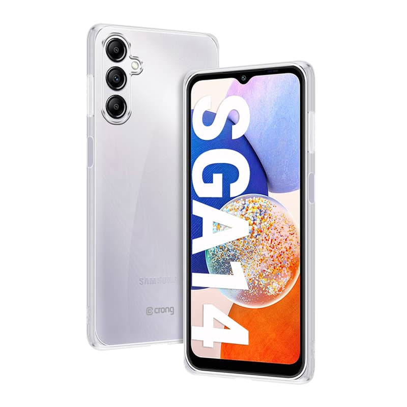 Crong Crystal Slim Cover - Samsung Galaxy A14 5G Case (Transparent) 3