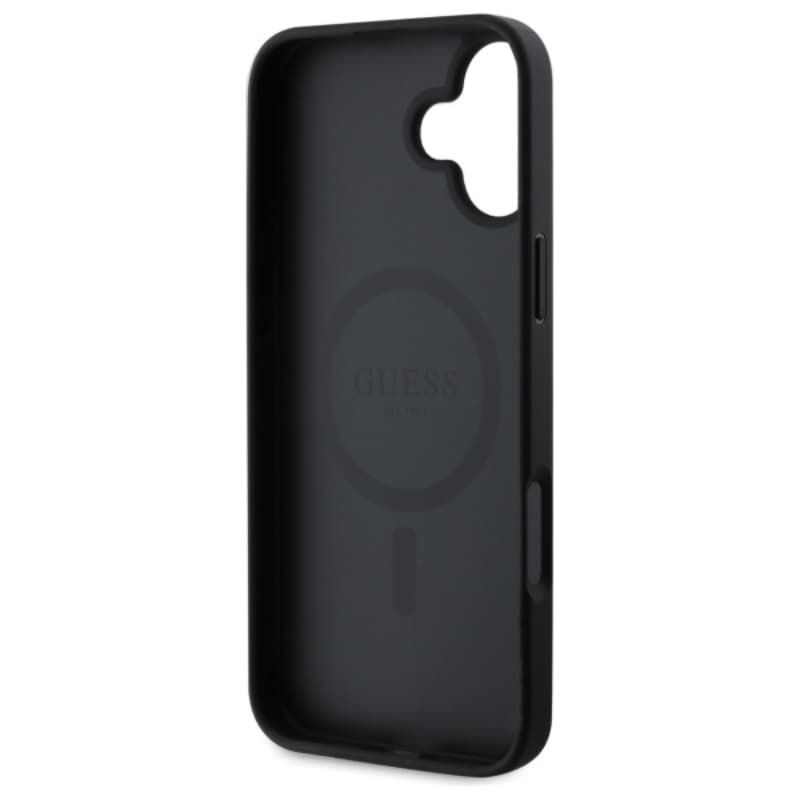 Guess 4G Ring Classic Logo MagSafe - Case for iPhone 16 (black) 7
