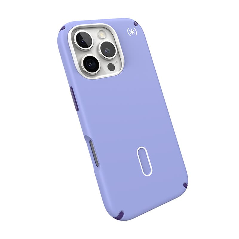 Speck Presidio2 Pro ClickLock & MagSafe - iPhone 16 Pro Case (Future Lavender / Cassis Purple / White) 8