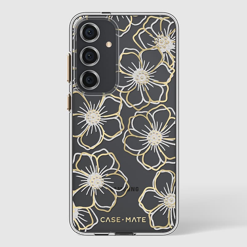 Case-Mate Floral Gems - Case for Samsung Galaxy S24+ (Gold) 7