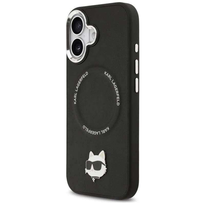 Karl Lagerfeld Choupette Pin MagSafe - Case iPhone 17 (black) 2