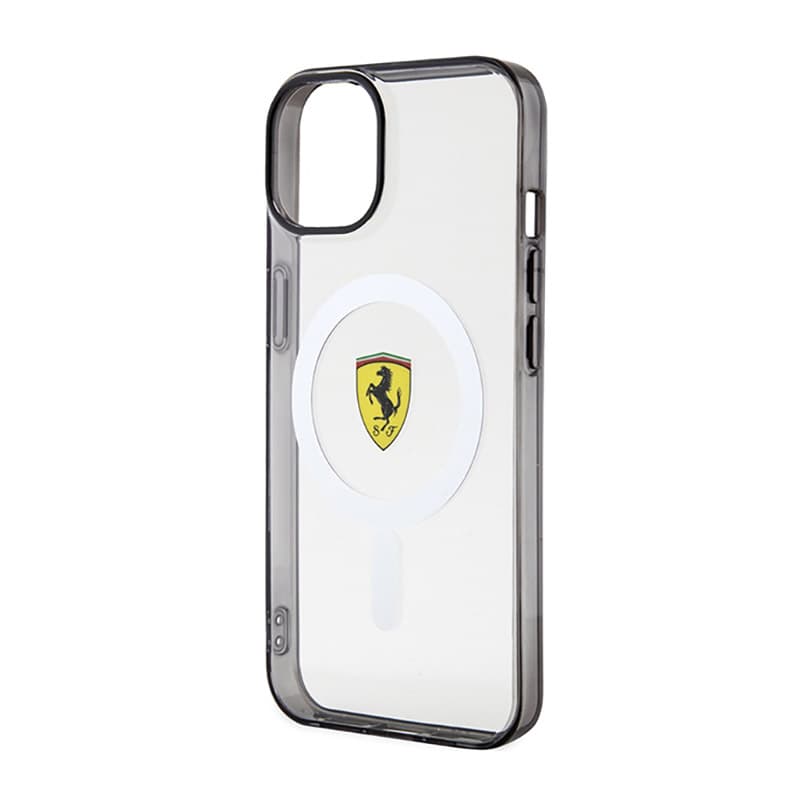 Ferrari Outline Magsafe - Case for iPhone 14 (Transparent) 6