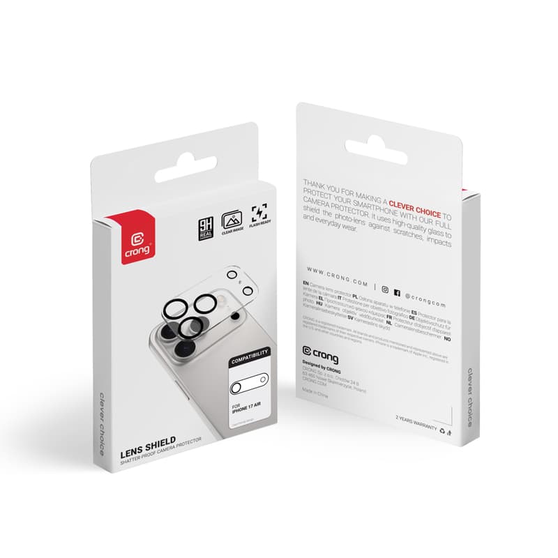 Crong Lens Shield - Glass for the iPhone Air camera and lens 5