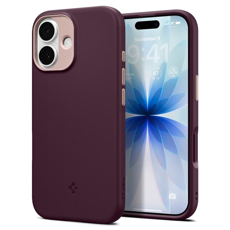 Spigen Nano Pop Mag MagSafe - Case for iPhone 17 (Burgundy Bean)   2