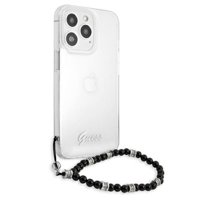 Guess Black Pearl Strap - Case iPhone 13 Pro Max (Clear) 4