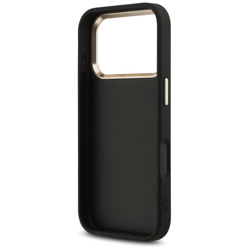 Guess Fixed Glitter Big 4G Metal Frame - Case iPhone 17 Pro (black) 7