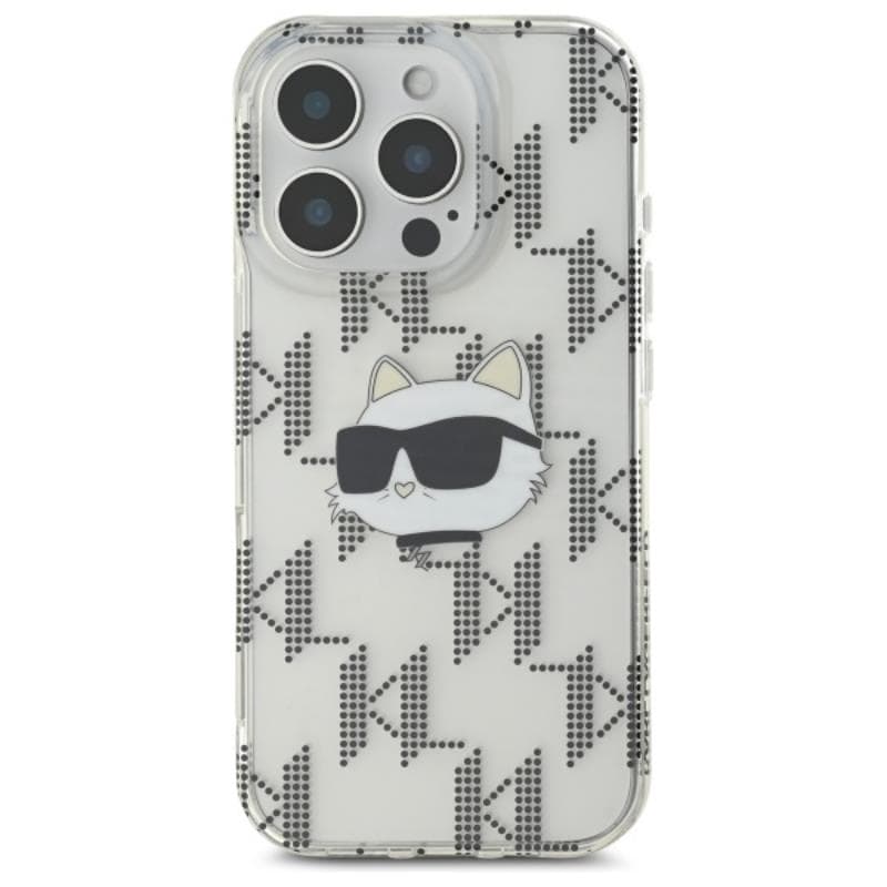Karl Lagerfeld IML Choupette Head Electroplated - Case for iPhone 16 Pro Max (transparent) 3
