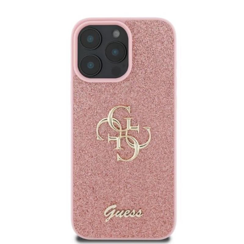 Guess Fixed Glitter Big 4G - Case iPhone 16 Pro Max (pink) 3