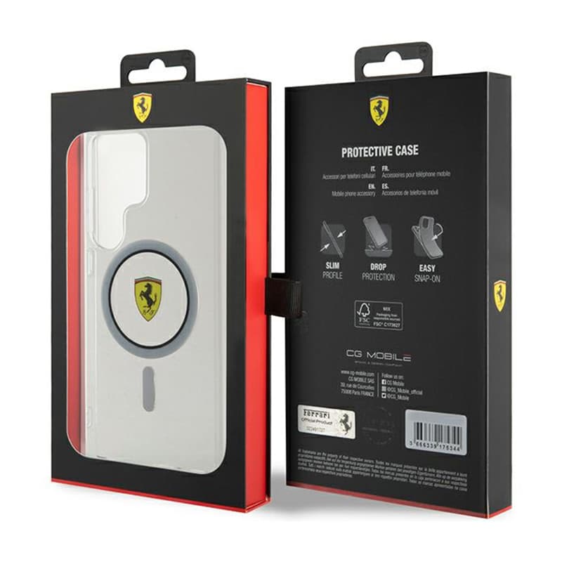 Ferrari IML Transp Inner Circle Line MagSafe - Samsung Galaxy S24 Ultra case (transparent) 8