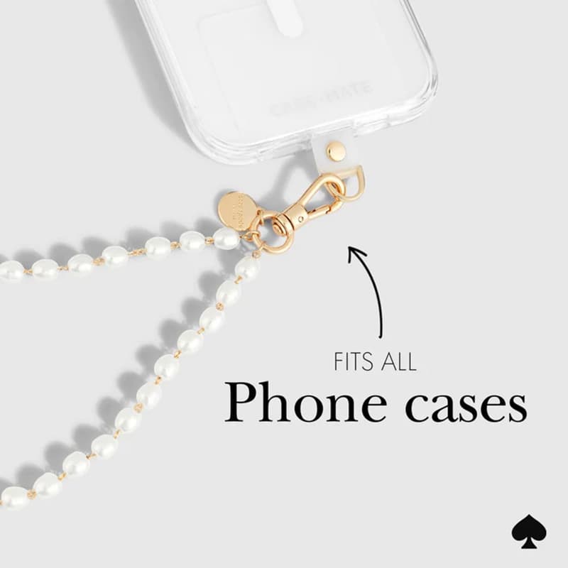Kate Spade New York Universal Phone Charm Wristlet - Universal phone lanyard (Sea Pearl) 7